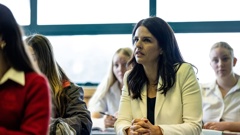 Education Minister Erica Stanford unveiled the new subjects today. Photo / Dean Purcell