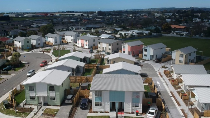 New social housing on Kauri Place, Hastings. Photo / Jie Pang