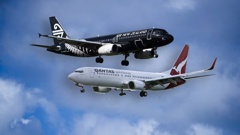 Air NZ is the biggest single carrier across the Tasman. Image / File