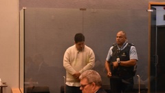 Maximiliano Javier Luna appears in the Auckland High Court where he entered guilty pleas to 10 serious drugs charges. Photo / George Block