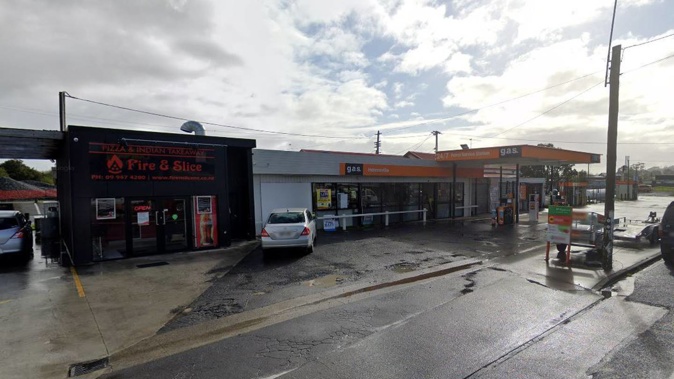 Fire & Slice pizza and Indian restaurant, where a chef was injured on Saturday. (Photo / Supplied)