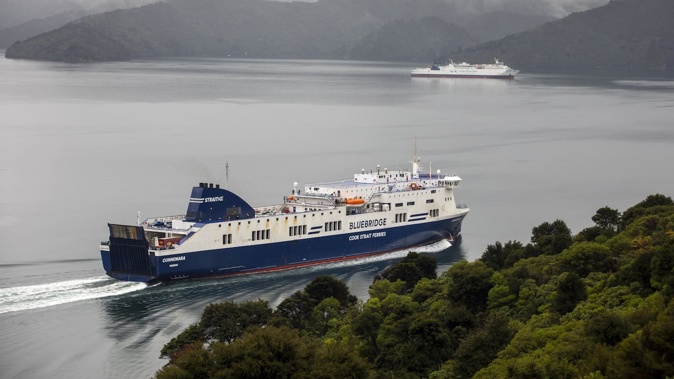 Bluebridge's Connemara ferry. Photo / Tim Cuff