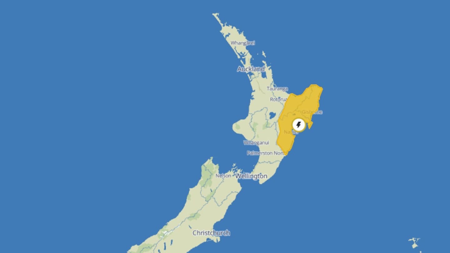 Severe thunderstorm watches are in place for parts of the North Island. Photo / MetService