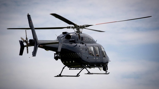 The Eagle helicopter. Photo / Dean Purcell