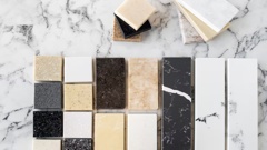 Engineered or artificial stone is the most popular benchtop material in new kitchens and bathrooms, but will be banned in Australia from July. Photo / 123rf.com