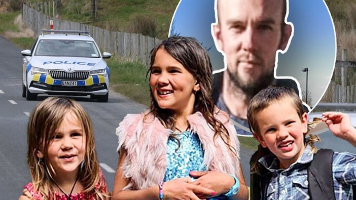 Tom Phillips' children were found after their father was shot dead by police. Composite photo / NZME