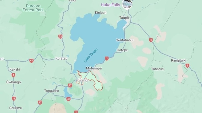 There has been a serious family harm incident in Tūrangi, south of Taupō, this morning, police say. Image / Google Maps