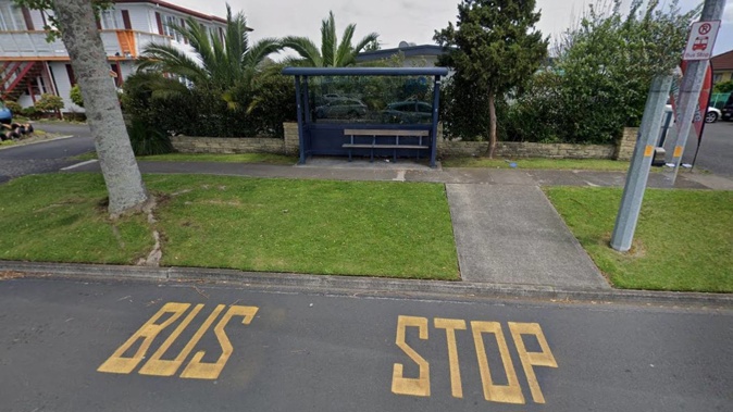 A driver was bashed at a bus stop on Cameron Rd in Gate Pa. (Photo / Google Maps)