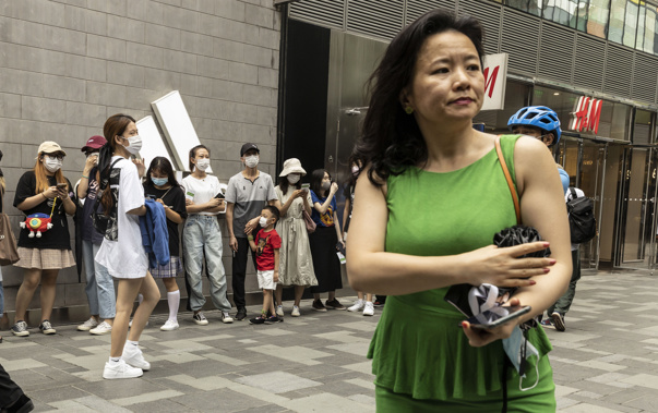 Cheng Lei, then a Chinese-born Australian journalist for CGTN, the English-language channel of China Central Television, attends a public event in Beijing on Aug. 12, 2020. Photo / AP