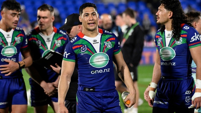 Roger Tuivasa-Sheck says the Warriors have "just got to get together, sit back down and go over what went wrong out there and just fix it" after that Titans defeat. Photo / Photosport