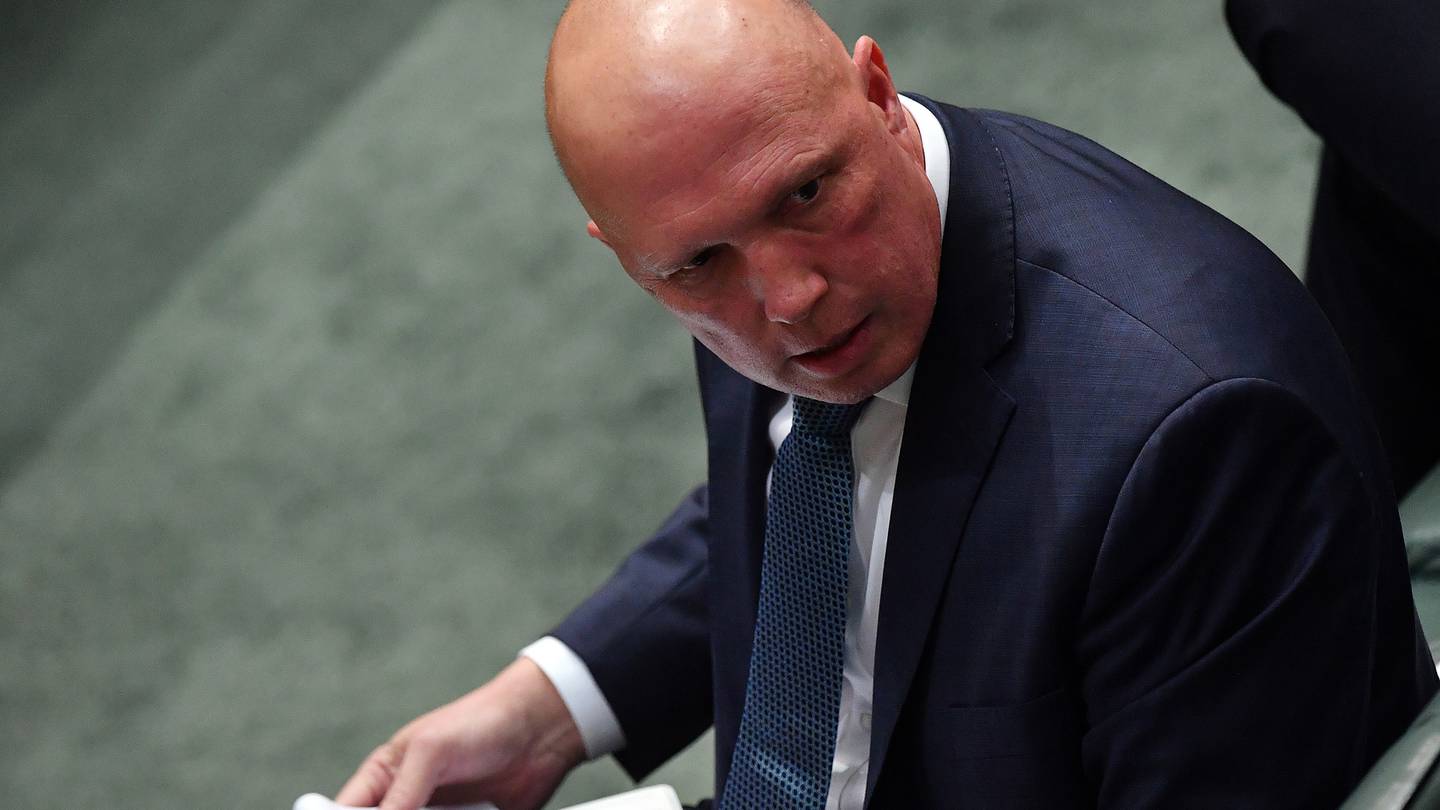 Australia Minister for Defence Peter Dutton. (Photo / Getty Images)
