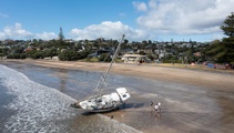 'I'm waiting for Wayne Brown': Boatie claims he beached yacht in sewage protest