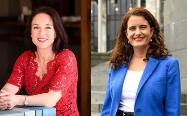 Labour's Ginny Andersen and Finance Minister Nicola Willis. Image / File