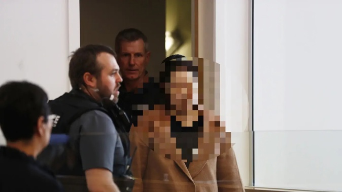 The defendant at her first appearance at the Manukau District Court in November 2022. Photo / Dean Purcell