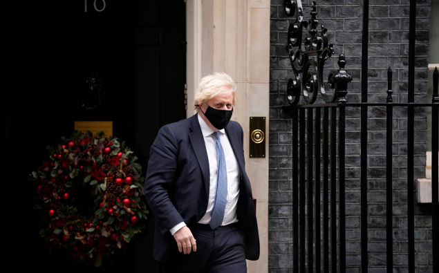 British Prime Minister Boris Johnson's press chief gave out joke awards at a Downing Street party on December 18, 2020 while London was under strict lockdown. (Photo / AP)