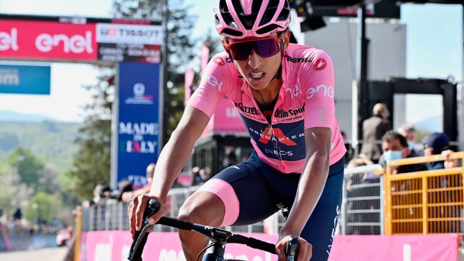Colombia's Egan Bernal. (Photo / AP)