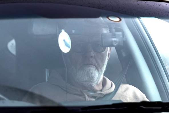 Mark Lundy was spotted today after being released from prison yesterday. Photo / George Heard