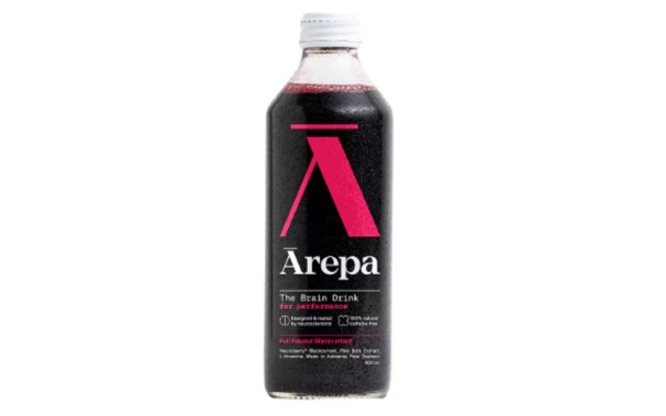 Specific batches of Ārepa brand The Brain Drink for Performance (300ml) have been recalled as they may cause injury because of a packaging fault. Photo / Supplied