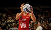 Erikana Pedersen of the Tactix during the ANZ Premiership Elimination Final Netball match, Tactix Vs Magic, at Wolfbrook Arena, Christchurch, New Zealand, 20th July 2025. Photo / Photosport