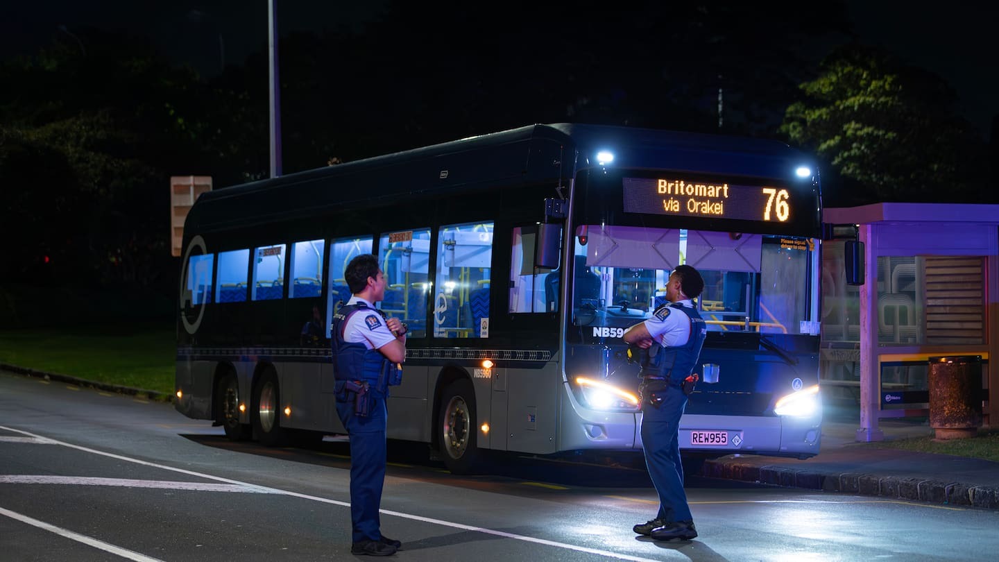 Police are guarding a second scene on Nehu Street in Orakei, related to the Glen Innes stabbing. Photo / Hayden Woodward