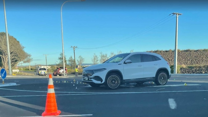 The scene of the crash. Photo / Supplied
