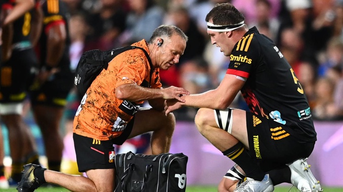 Brodie Retallick suffered a broken thumb against the Crusaders in March. (Photo / Getty)