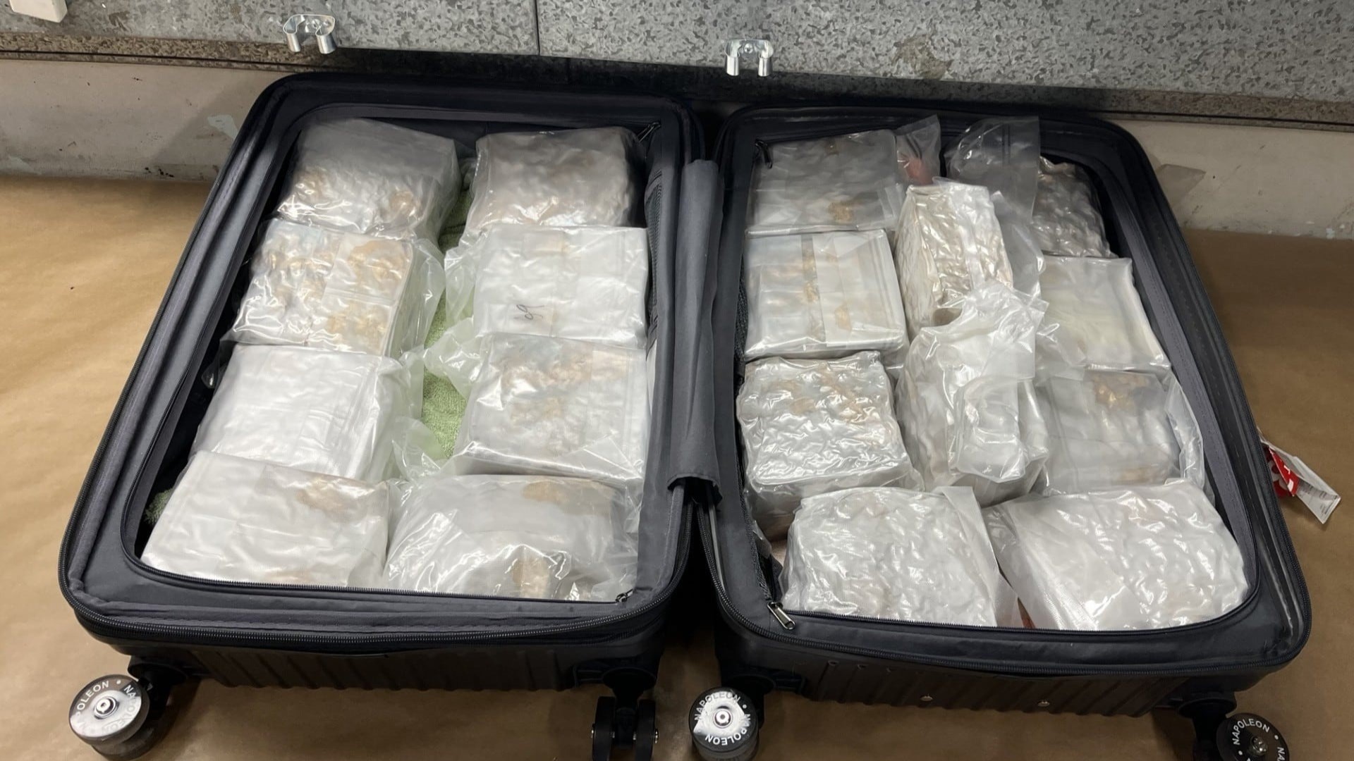 NZ woman accused of smuggling $5.5m of meth in checked luggage at Auckland Airport