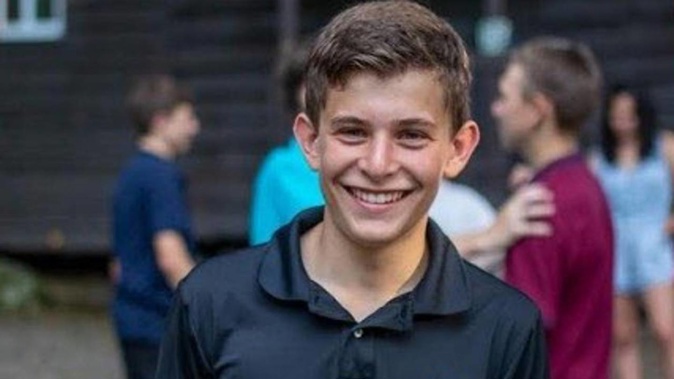 Teddy Balkind has died after being injured in school hockey game. Photo / Facebook