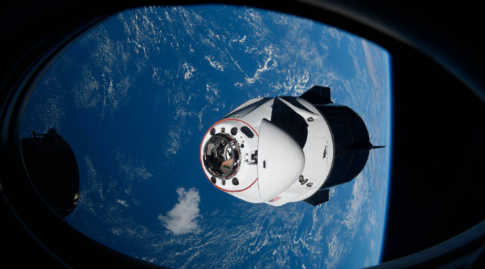 In this April 24, 2021, file photo the SpaceX Crew Dragon capsule approaches the International Space Station for docking. (Photo / AP)