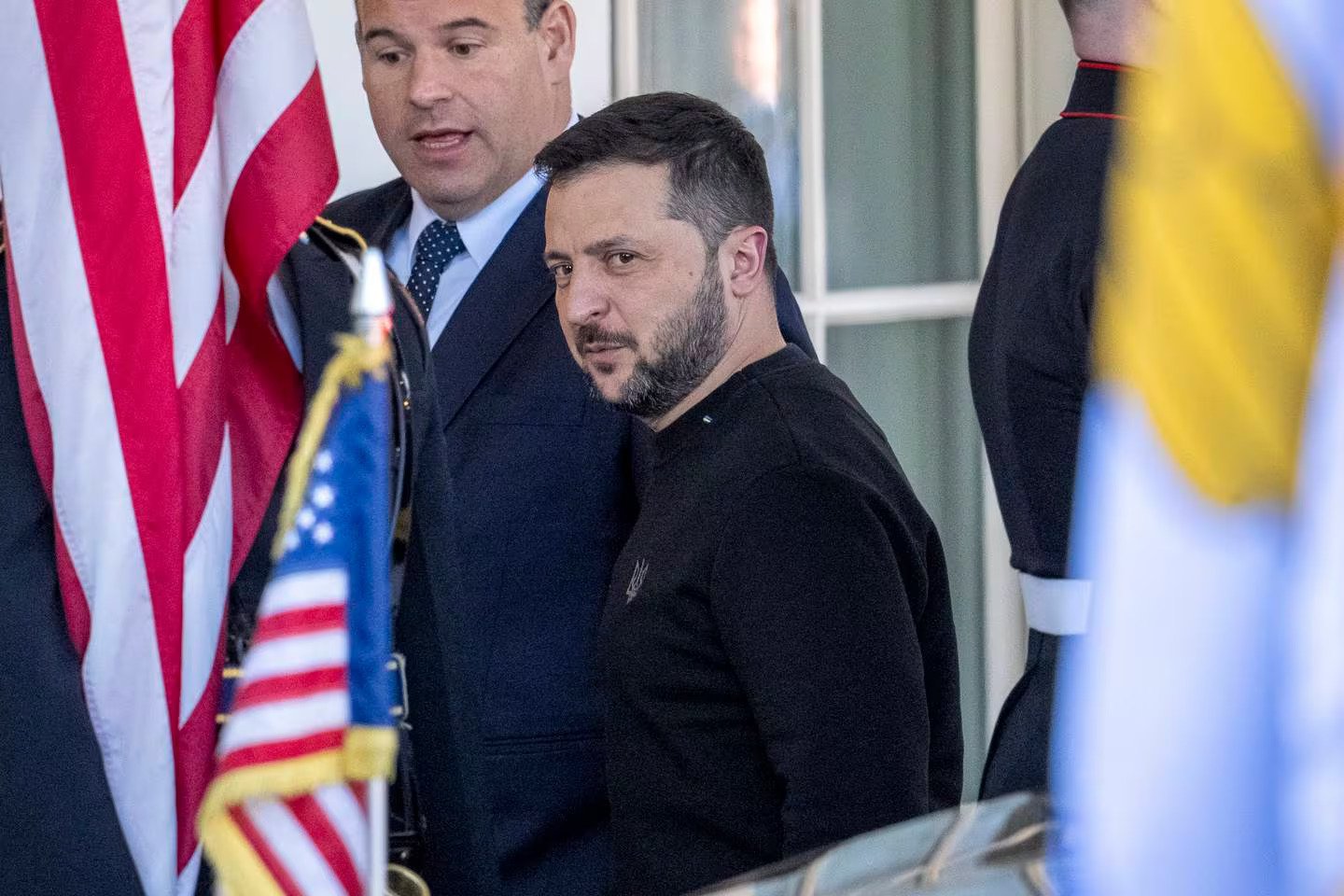 Ukrainian President Volodymyr Zelenskyy pleaded his case for American funds to help them beat the Russians. Photo / AP