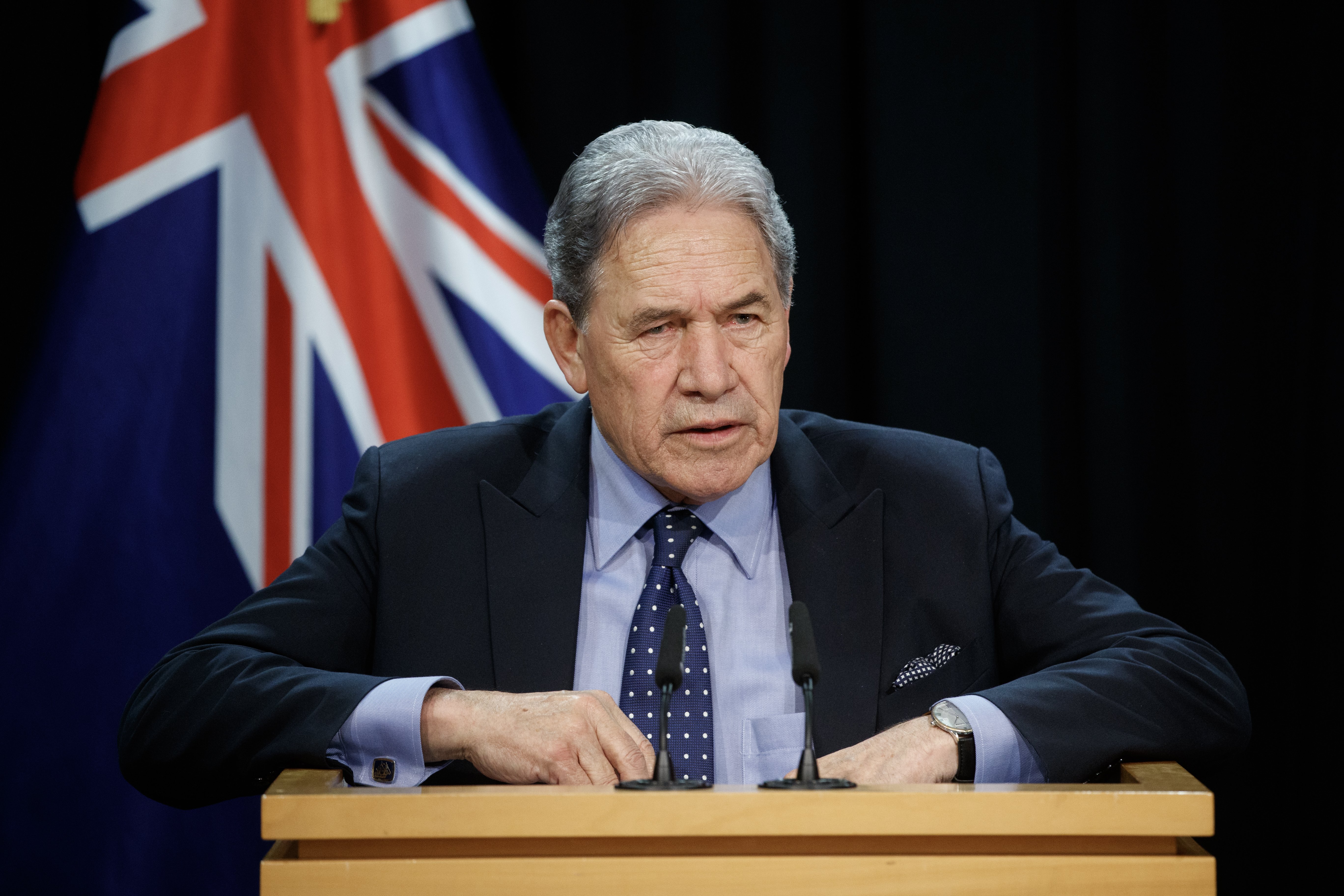 Minister for Rail Winston Peters. Photo / Mark Mitchell