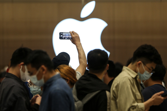 An Apple store in China. Photo / CNN