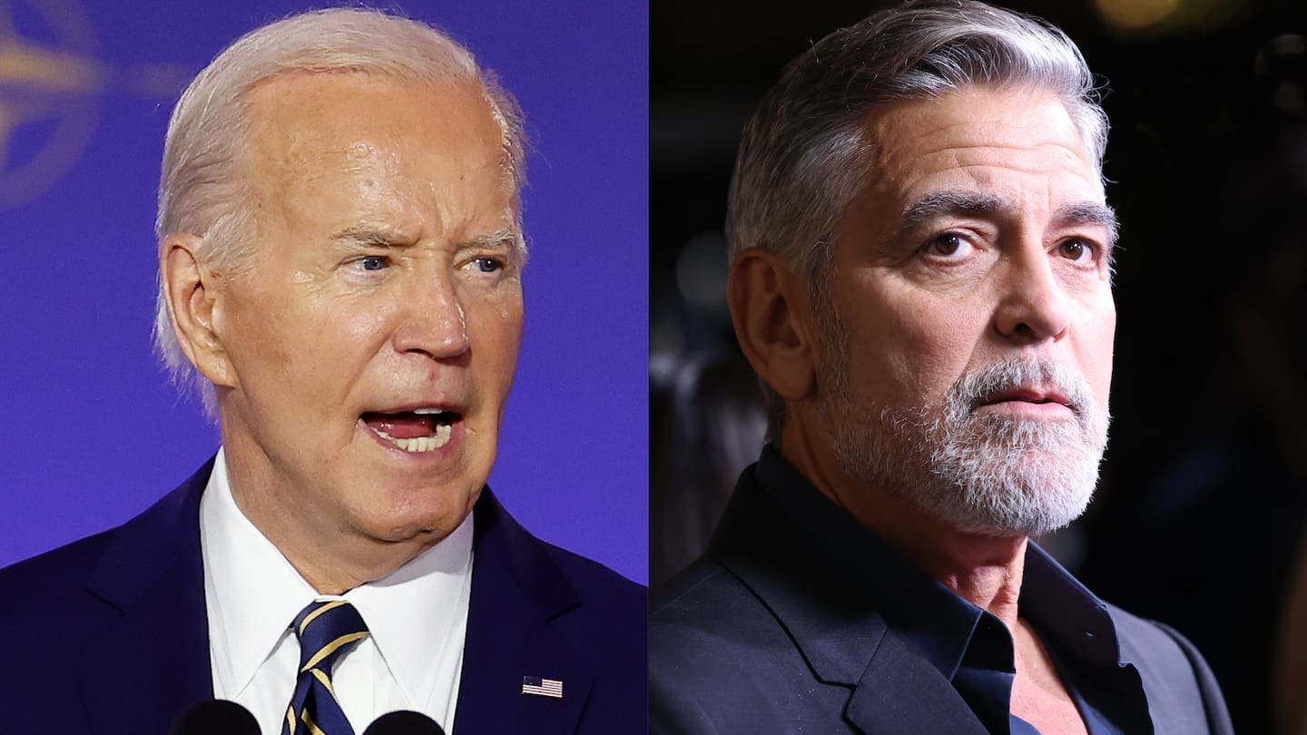President Joe Biden has been urged by George Clooney to drop out of the presidential race. Photo / Getty Images