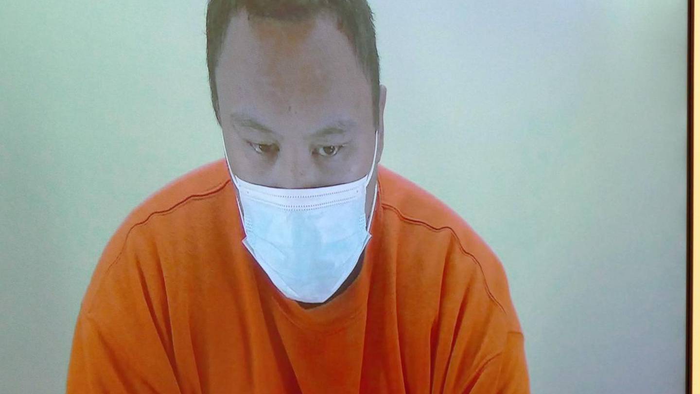 Leroy Tairakena, 31, appeared by video link for his sentencing after harassing and sexually assaulting women. (Photo / Rob Kidd)