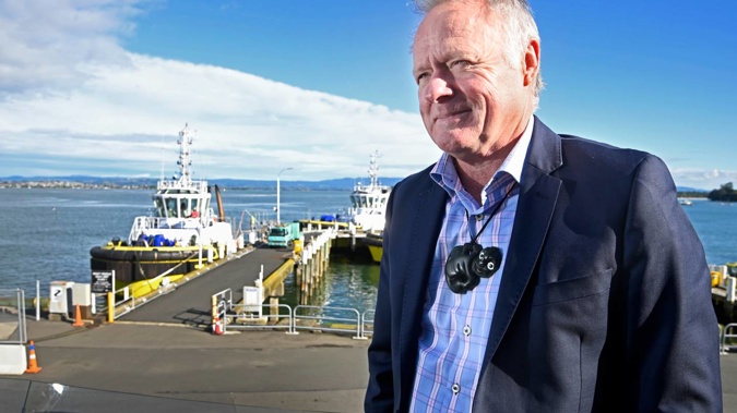 Mark Cairns in June as his 16-year stint as Port of Tauranga came to an end. (Photo / George Novak)