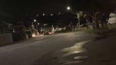 Car full of teens ploughs into Plimmerton property, crash caught on video