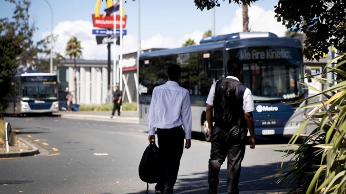 The bus station at the Mangere Town Centre. Photo / Dean Purcell