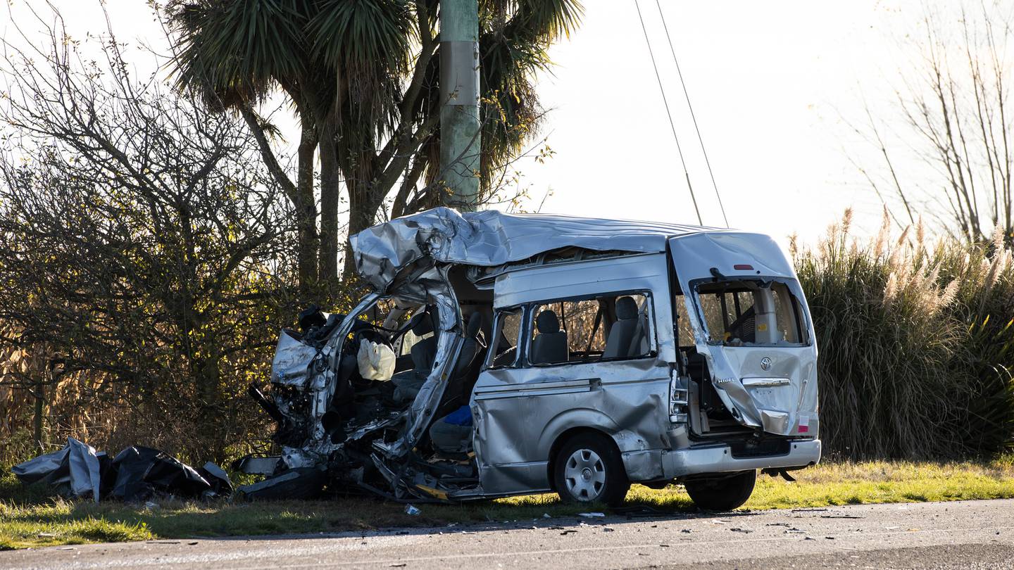 The scene of the crash. (Photo / George Heard)