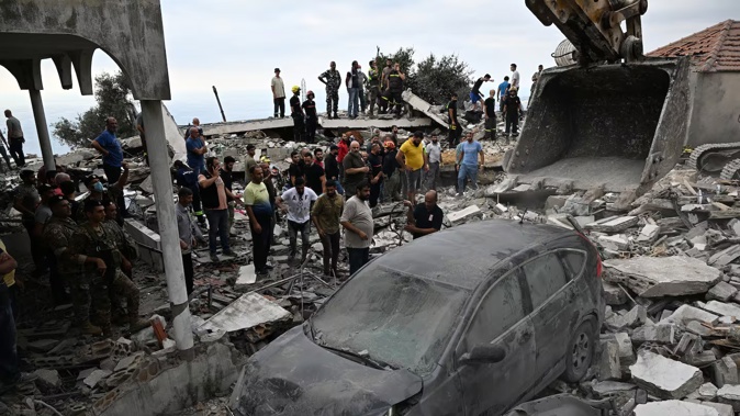 Israeli military strikes have killed at least 32 people across the Gaza Strip. Photo / AFP