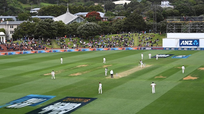 General view of the Basin Reserve during the Black Caps' test against the West Indies last year. (Photo / Photosport)