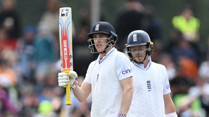 England's Harry Brook put up 171 in Christchurch. Photo: Andrew Cornaga / Photosport
