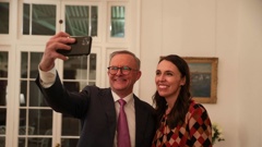 Prime Minister Jacinda Ardern touring Kirribilli House with Prime Minister Anthony Albanese. (Photo / Pool)