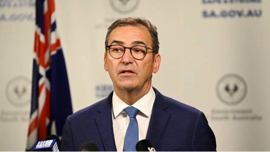 South Australian Premier Steven Marshall. (Photo / Getty)