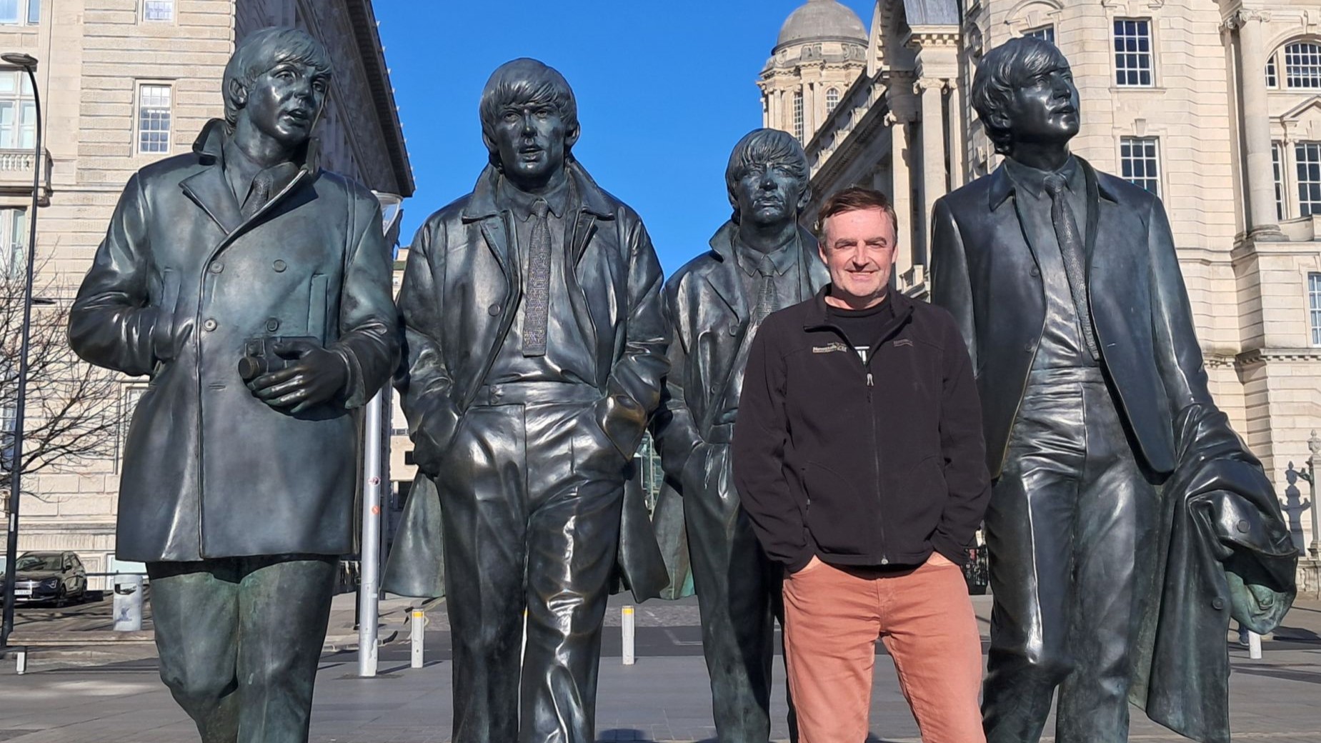 Mike and The Fab Four. Photo / Mike Yardley