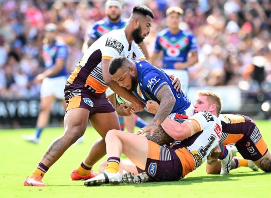 Rugby league fans will be excited at the prospect of watching two of the NRL's best in Payne Haas and Addin Fonua-Blake go at it on Saturday. Photo / www.photosport.nz
