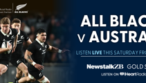 All Blacks v Australia: Live Commentary on Newstalk ZB