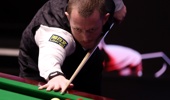 Mark Allen of Northern Ireland plays a shot as the reds cover the black in the corner pocket during the semi final match against Wu Yize of China on day fourteen of the Halo World Snooker Championship at The Crucible Theatre on May 01, 2026 in Sheffield, England. (Photo by George Wood/Getty Images)