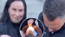 'Hurry up before we get arrested' - Te Pāti Māori MPs burn bill outside Parliament