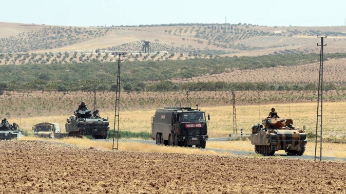 Turkey launches its first major ground assault into Syria since the country's civil war began. Syrian government forces’ shelling of a northwestern village killed at least nine people, including six children, as they picked olives, opposition activists have said.