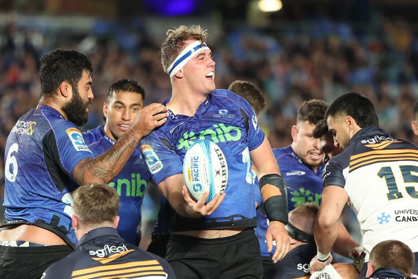 Sam Darry of the Blues has been called into the All Blacks squad to face Fiji. Photo / Getty Images